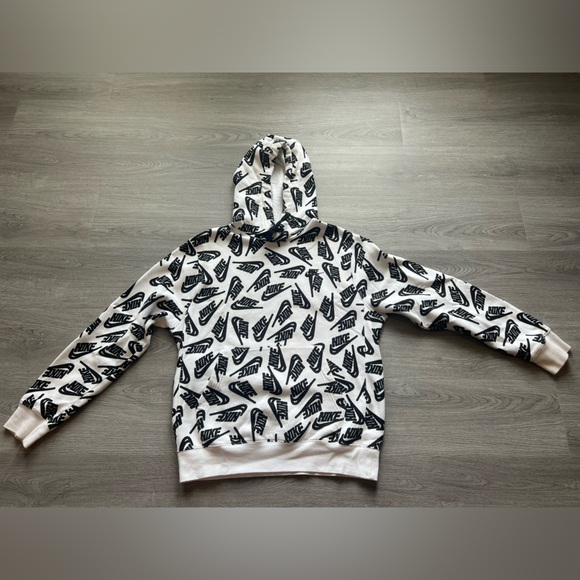Nike Other - Black and White Nike Hoodie with “Nike” Logos